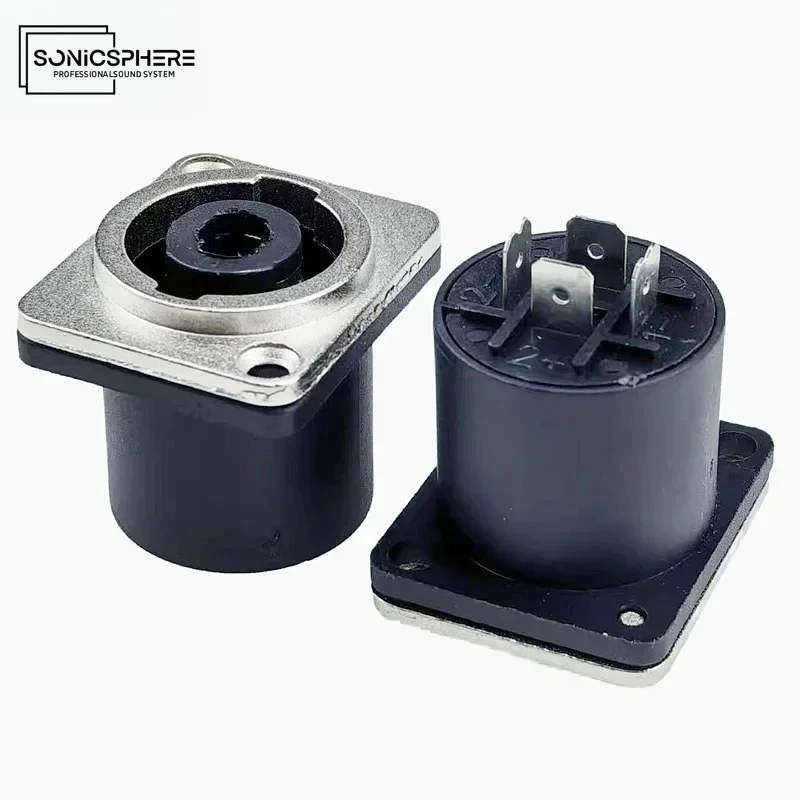 4 PCS SonicSphere Professional Speaker Connecting Elements, Copper Leg Metal 4-Core Multimedia Speaker Socket,
4 PCS SonicSphere Professional Speaker Connecting Elements, Copper Leg Metal 4-Core Multimedia Speaker Socket,