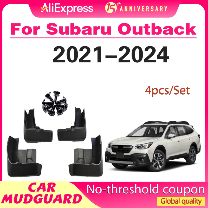 Fender For SUBARU OUTBACK 2021 -2024 Mud Flaps Splash Guards MudFlaps Front Rear Wheel Mudguards 4pcs Auto Car Accessories 
Fender For SUBARU OUTBACK 2021 -2024 Mud Flaps Splash Guards MudFlaps Front Rear Wheel Mudguards 4pcs Auto Car Accessories