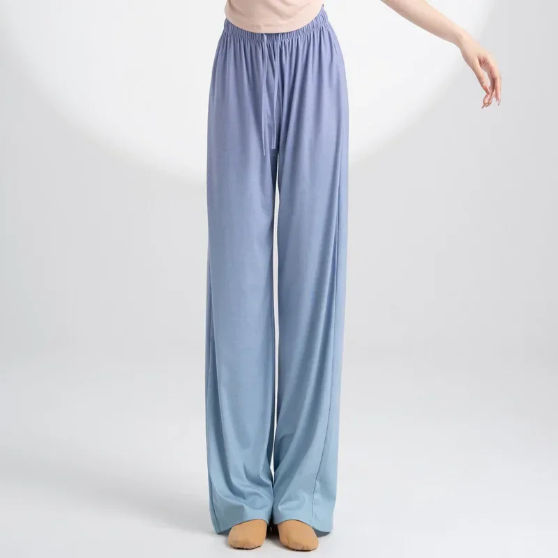 Autumn new wide-leg pants women's straight elastic modern dance pants classical dance pants gradual change
Autumn new wide-leg pants women's straight elastic modern dance pants classical dance pants gradual change