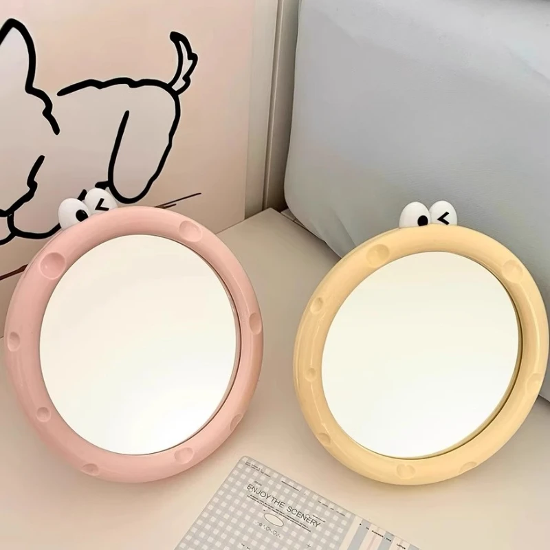 Oval Portable Mirror Sticker Modern Makeup Dorm Macrame Mirror Standing Kawaii Small Espejo Maquillaje Luz Home Accessories 
Oval Portable Mirror Sticker Modern Makeup Dorm Macrame Mirror Standing Kawaii Small Espejo Maquillaje Luz Home Accessories