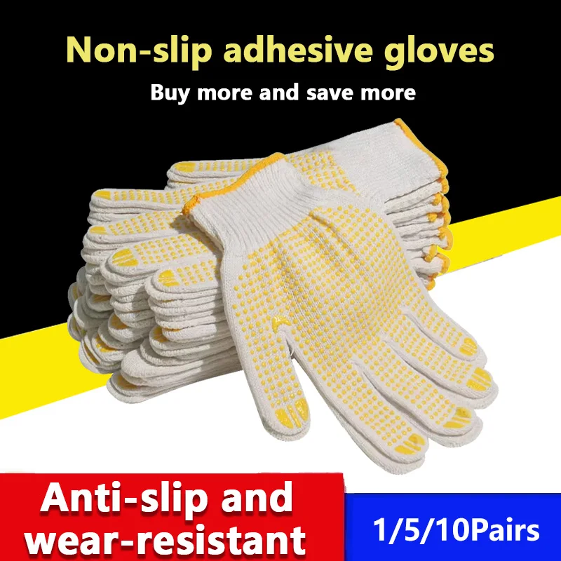Safety Protective Work Gloves Non-Slip Cotton Polyester Rope Knitted Painters Machinery Industrial Gardening Essential Gloves
Safety Protective Work Gloves Non-Slip Cotton Polyester Rope Knitted Painters Machinery Industrial Gardening Essential Gloves
