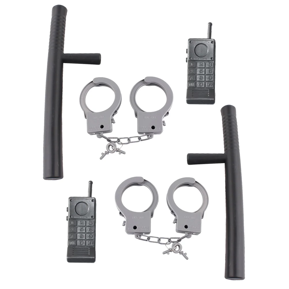 2 Sets of Halloween Props policy Cosplay Kit for Kids cost Accessories Party Handcuff Plastic Role Child's Toys
2 Sets of Halloween Props policy Cosplay Kit for Kids cost Accessories Party Handcuff Plastic Role Child's Toys