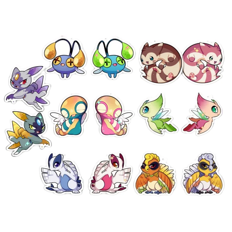 Cute Acrylic Keychain Double-Sided Printing Furret Sneasel Furret Celebi Ho-Oh Lugia Dunsparce Chinchou As Gift for Anime Fans
Cute Acrylic Keychain Double-Sided Printing Furret Sneasel Furret Celebi Ho-Oh Lugia Dunsparce Chinchou As Gift for Anime Fans