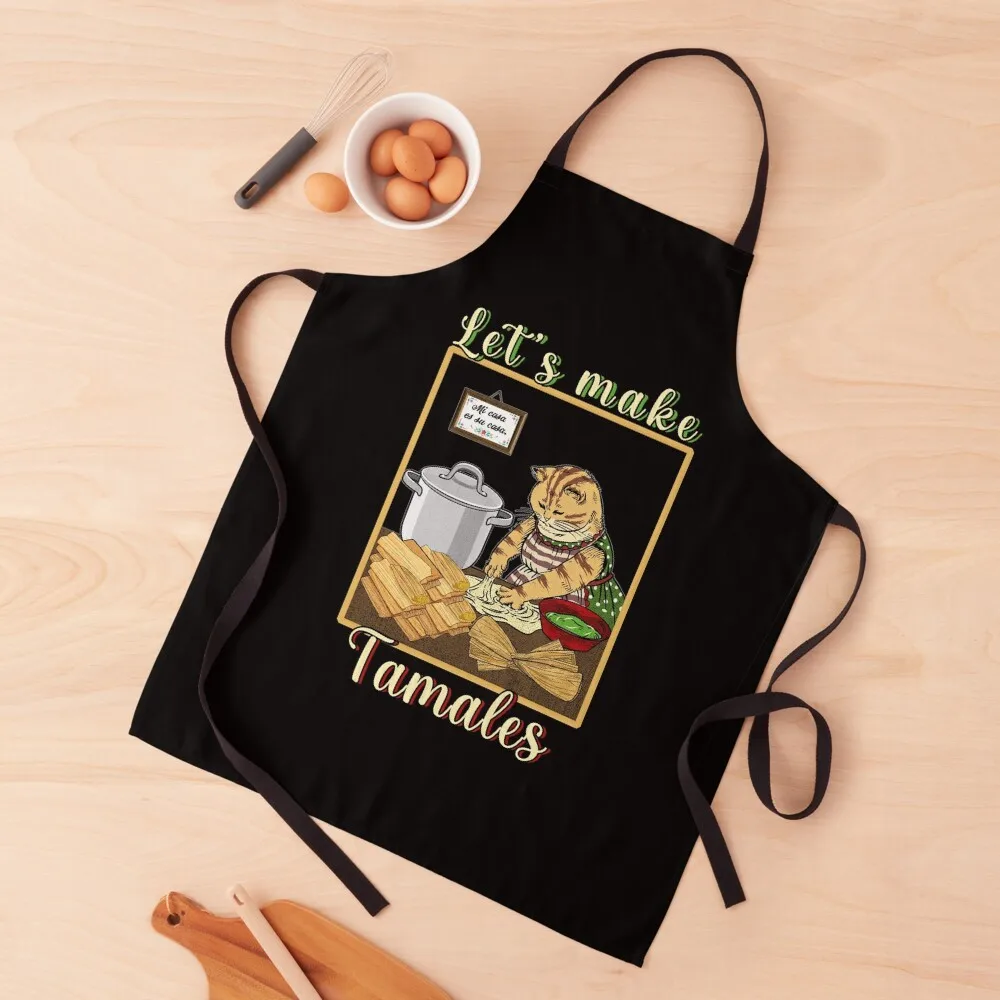 Let's Make Tamales Funny cat cooking Mexican tamales Apron useful gadgets for home Kitchens Accessories Trim Cloth Apron
Let's Make Tamales Funny cat cooking Mexican tamales Apron useful gadgets for home Kitchens Accessories Trim Cloth Apron