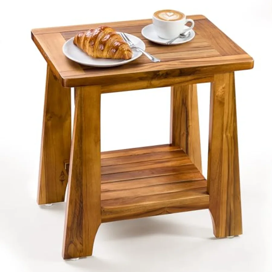 Teak Storage Adirondack Side Table - 330LBS Capacity 2-Tier Wooden Outdoor Side Table Patio Table for Patio Garden Lawn - Sturd
Teak Storage Adirondack Side Table - 330LBS Capacity 2-Tier Wooden Outdoor Side Table Patio Table for Patio Garden Lawn - Sturd
