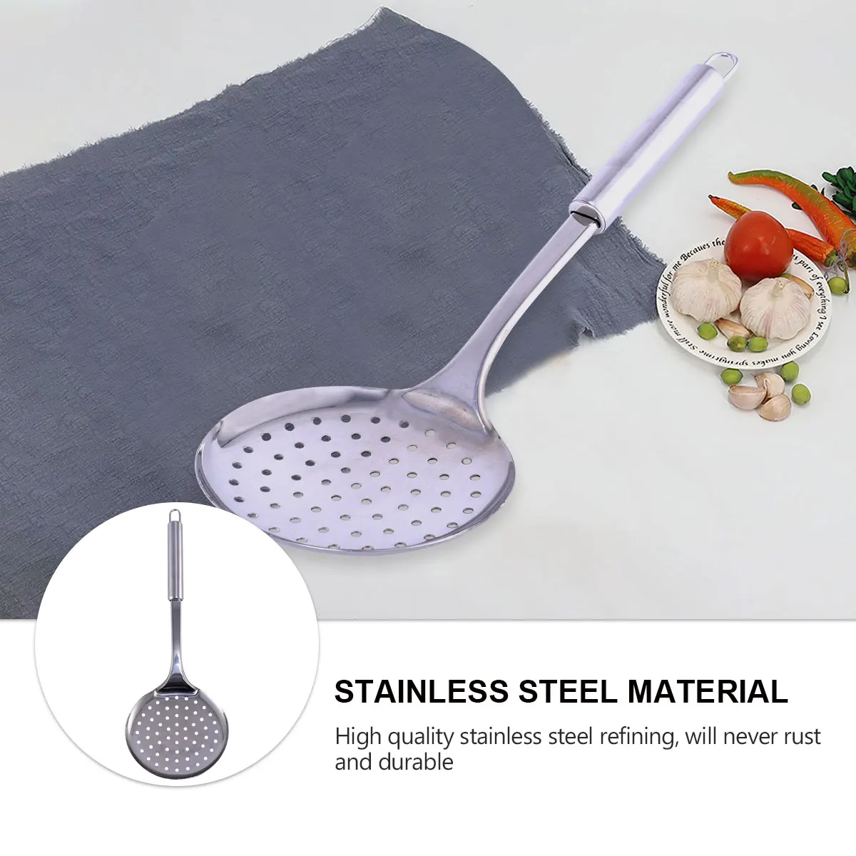1 pc Stainless Steel Colander Scoop Heat Resistant Ergonomic Handle Oil Filter Kitchen Mesh Strainer Cooking Utensil For Hot
1 pc Stainless Steel Colander Scoop Heat Resistant Ergonomic Handle Oil Filter Kitchen Mesh Strainer Cooking Utensil For Hot