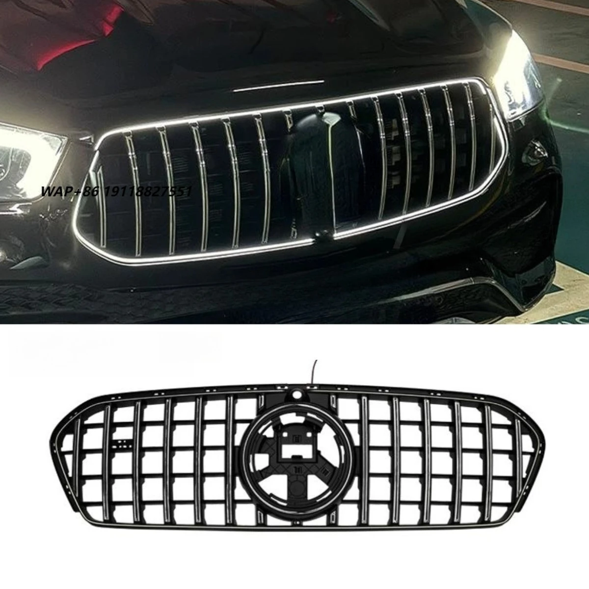Car LED Bumper Grill Decorative Racing Grille Body Kit Front Bumper Grill For GLE W167 2020-2024 Exterior Part
Car LED Bumper Grill Decorative Racing Grille Body Kit Front Bumper Grill For GLE W167 2020-2024 Exterior Part