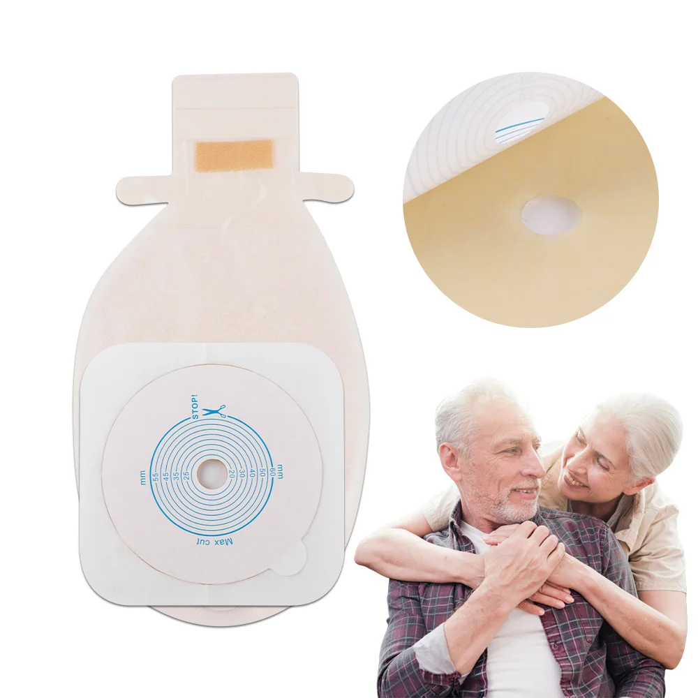 2-10 PCS Colostomy Bags with Skin Barriers , Two-Piece Colonoscopy Bags with Hook and Loop Closure for Ileostomy Stoma Care
2-10 PCS Colostomy Bags with Skin Barriers , Two-Piece Colonoscopy Bags with Hook and Loop Closure for Ileostomy Stoma Care
