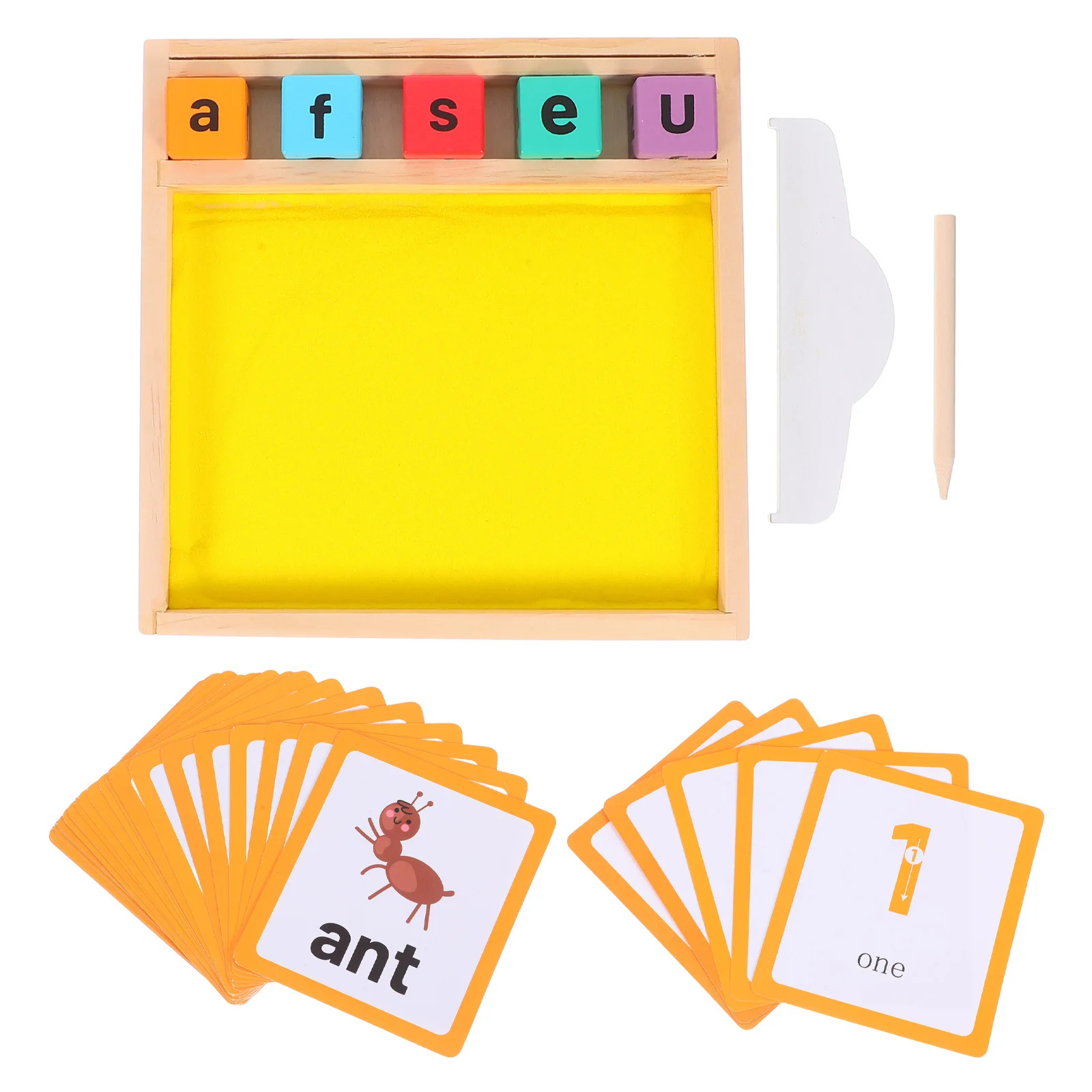 1Set Montessori Sand Tray Wooden Sensory Writing Board for Alphabet Learning Early Education Letter Formation Preschool Learning
1Set Montessori Sand Tray Wooden Sensory Writing Board for Alphabet Learning Early Education Letter Formation Preschool Learning