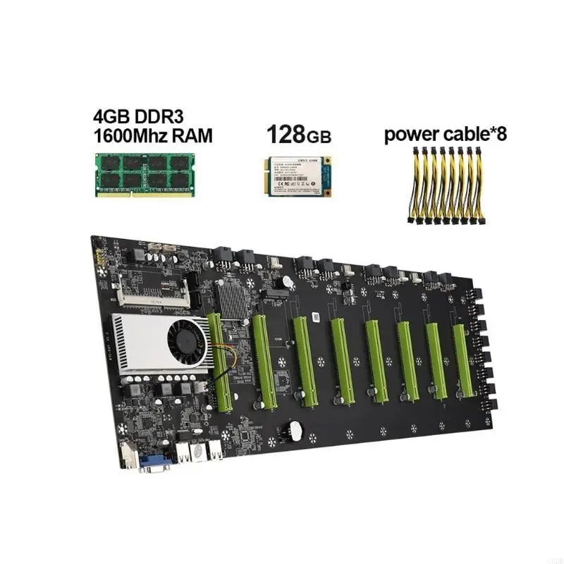 G8DB BTC-D37 Материнская Материнская плата расширяется порт 8 PCI-E 16x для процессора Celeron 847
G8DB BTC-D37 Материнская Материнская плата расширяется порт 8 PCI-E 16x для процессора Celeron 847
