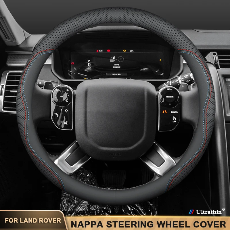 Car Leather Steering Wheel Cover For Land Rover Range Rover Sport SVR Discovery 3 4 5 Evoque L Velar Freelander Defender 110 130
Car Leather Steering Wheel Cover For Land Rover Range Rover Sport SVR Discovery 3 4 5 Evoque L Velar Freelander Defender 110 130