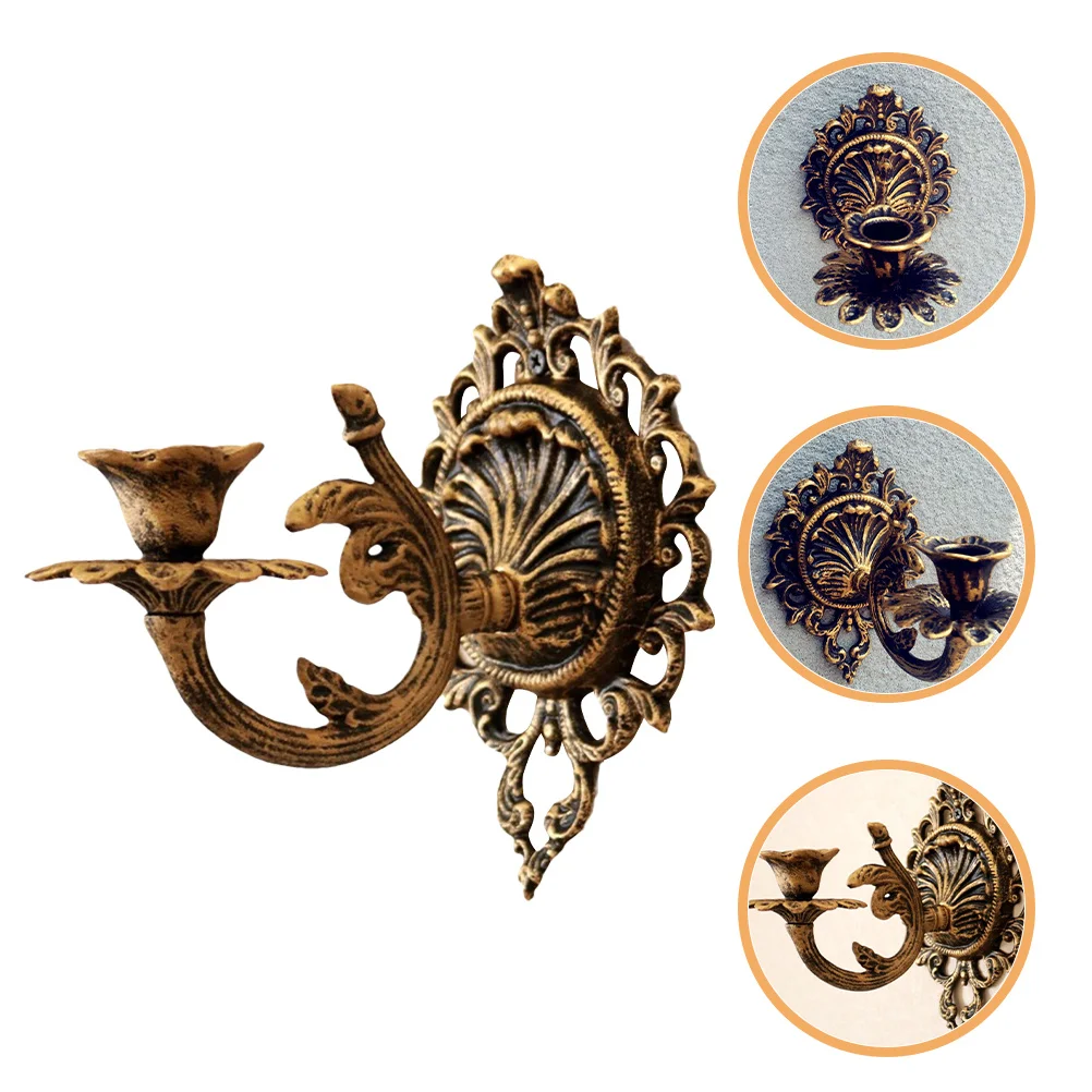 Wall Mount Cast Iron Holder Vintage Rustic Metal Sconce For Living Room Bedroom Dining Room Decor Pillar
Wall Mount Cast Iron Holder Vintage Rustic Metal Sconce For Living Room Bedroom Dining Room Decor Pillar