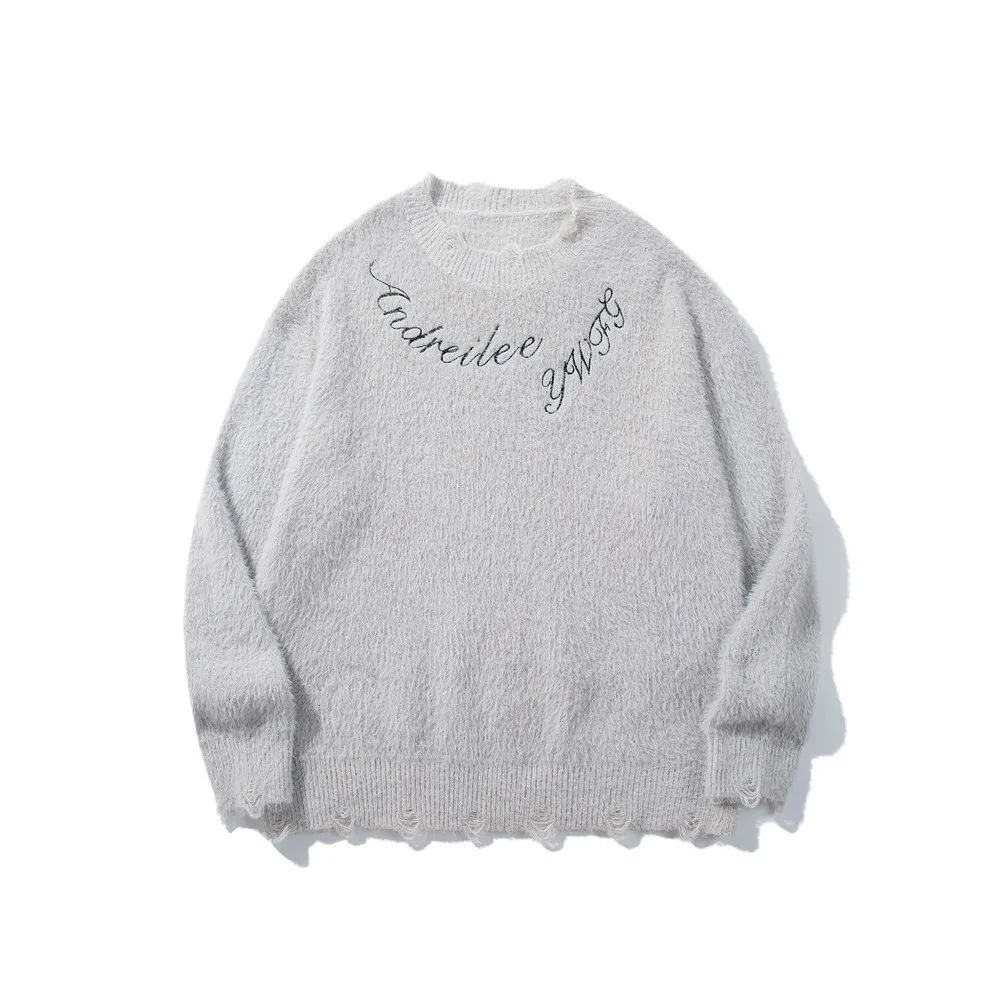 Мохеровый потертый эстетический готический свитер с рваными отверстиями для женщин и мужчин, свободный потертый y2k Fairy Grunge, зимняя одежда Dark Academia
Мохеровый потертый эстетический готический свитер с рваными отверстиями для женщин и мужчин, свободный потертый y2k Fairy Grunge, зимняя одежда Dark Academia