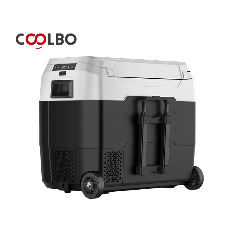 12V/24V fridge 50L Caravan Camping compressor car freezer portable refrigerator with wheel and handle
12V/24V fridge 50L Caravan Camping compressor car freezer portable refrigerator with wheel and handle