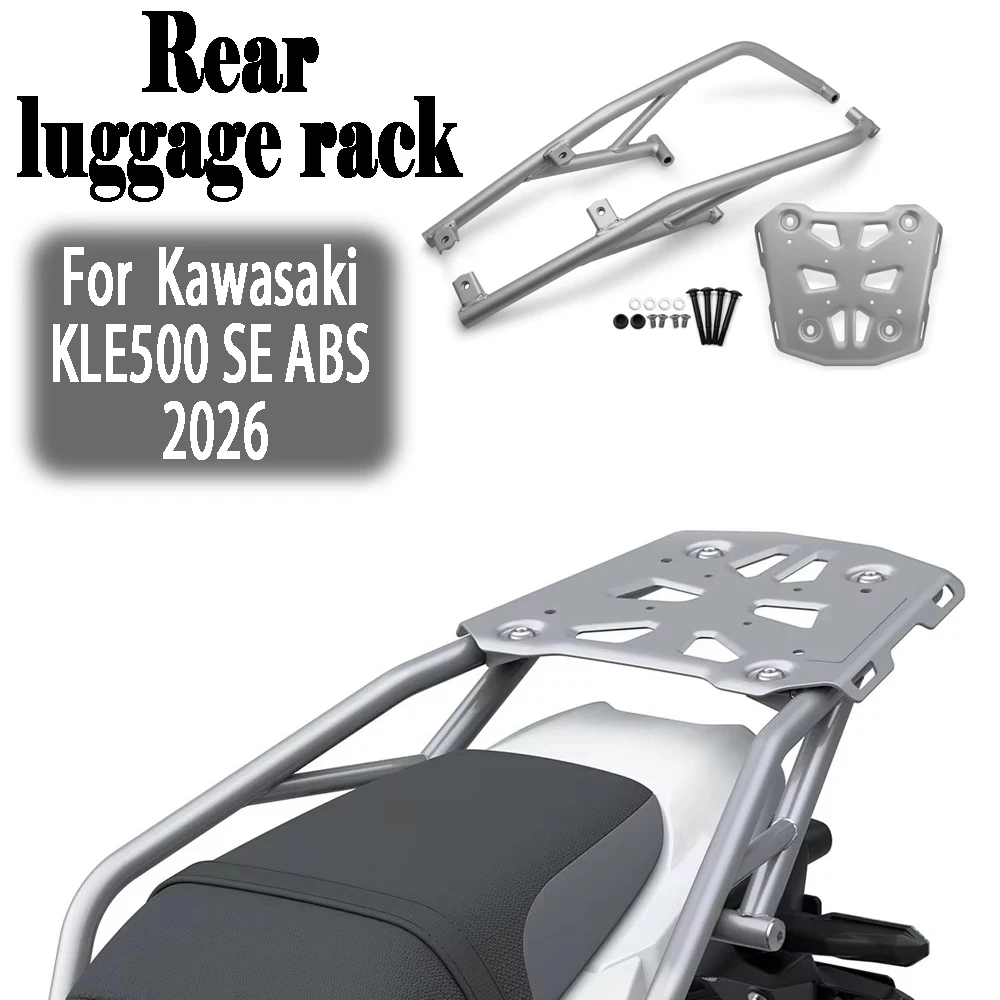 For Kawasaki KLE500 SE ABS 2026 New Seat Luggage Rail Clamp Motorcycle Rear Luggage Rack Top Case Rear luggage rack accessorie
For Kawasaki KLE500 SE ABS 2026 New Seat Luggage Rail Clamp Motorcycle Rear Luggage Rack Top Case Rear luggage rack accessorie