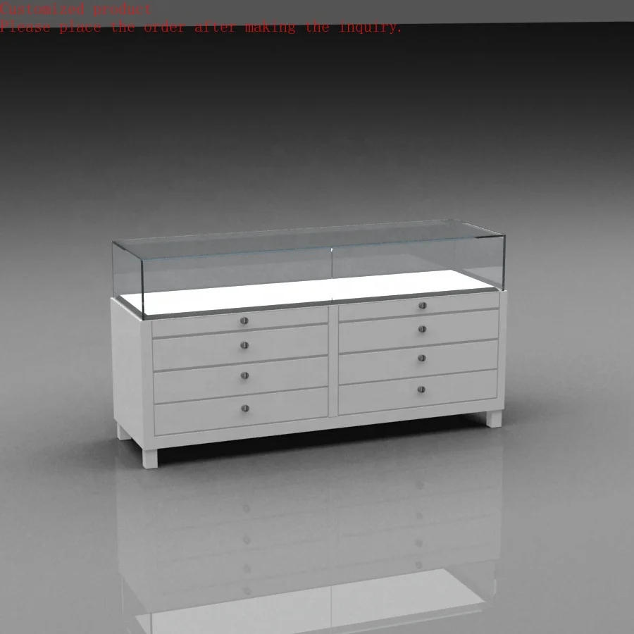 Custom.High Quality Wooden Jewelry Display Cabinet Jewelry Furniture Showcase Lockable Jewelry Display Counter with Drawer
Custom.High Quality Wooden Jewelry Display Cabinet Jewelry Furniture Showcase Lockable Jewelry Display Counter with Drawer