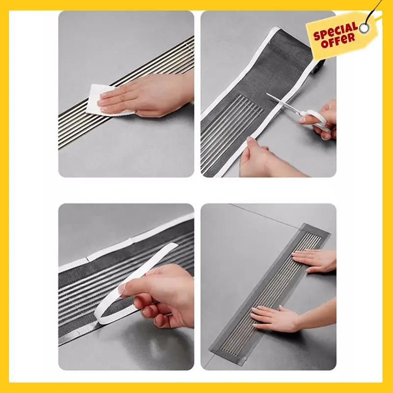 2 PCS Cutable Shower Drain Collector Easy To Paste Disposable Shower Drain Sticker Suitable For Bathroom, Bathtub
2 PCS Cutable Shower Drain Collector Easy To Paste Disposable Shower Drain Sticker Suitable For Bathroom, Bathtub