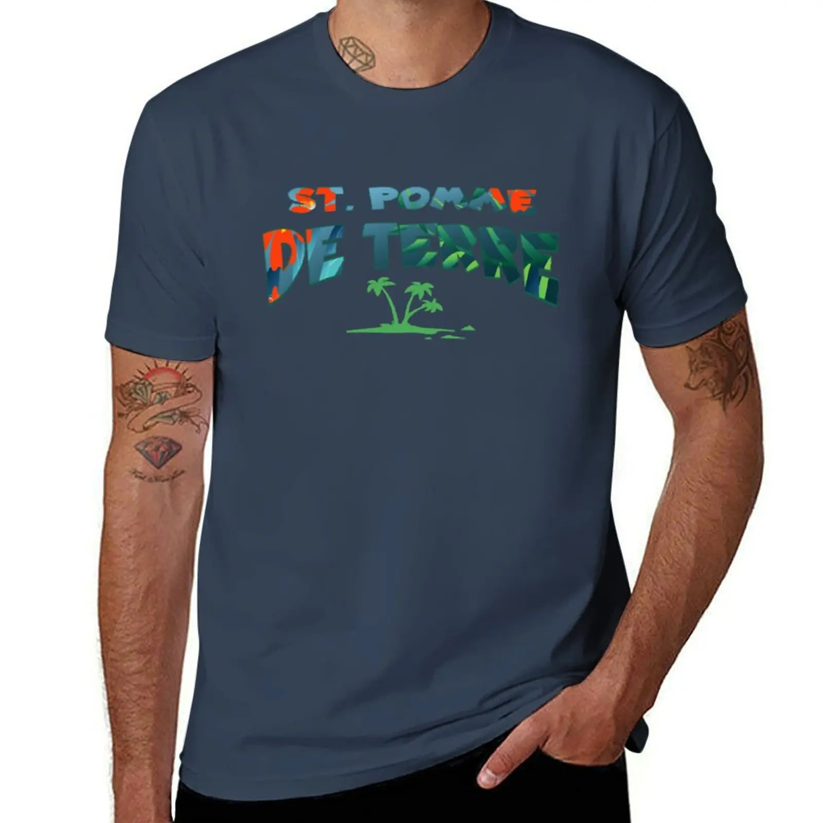 Ron Island Caribbean De - Souvenir Potato St. Terre Pomme T-Shirt Basic Lightweight Short Sleeve Tee
Ron Island Caribbean De - Souvenir Potato St. Terre Pomme T-Shirt Basic Lightweight Short Sleeve Tee