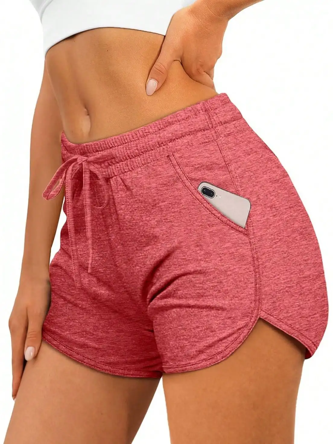 Womens Athletic Shorts Running Dolphin Shorts With Pockets And Drawstring
Womens Athletic Shorts Running Dolphin Shorts With Pockets And Drawstring
