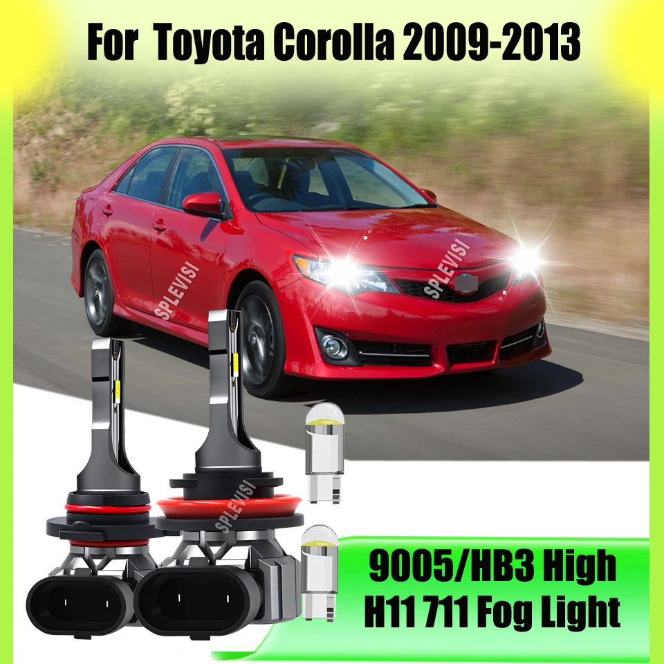 9005 H11 6000K White Headlight Fog LED Bulbs - Standard Automotive Lighting For Toyota Corolla 2009 2010 2011 2012 2013
9005 H11 6000K White Headlight Fog LED Bulbs - Standard Automotive Lighting For Toyota Corolla 2009 2010 2011 2012 2013