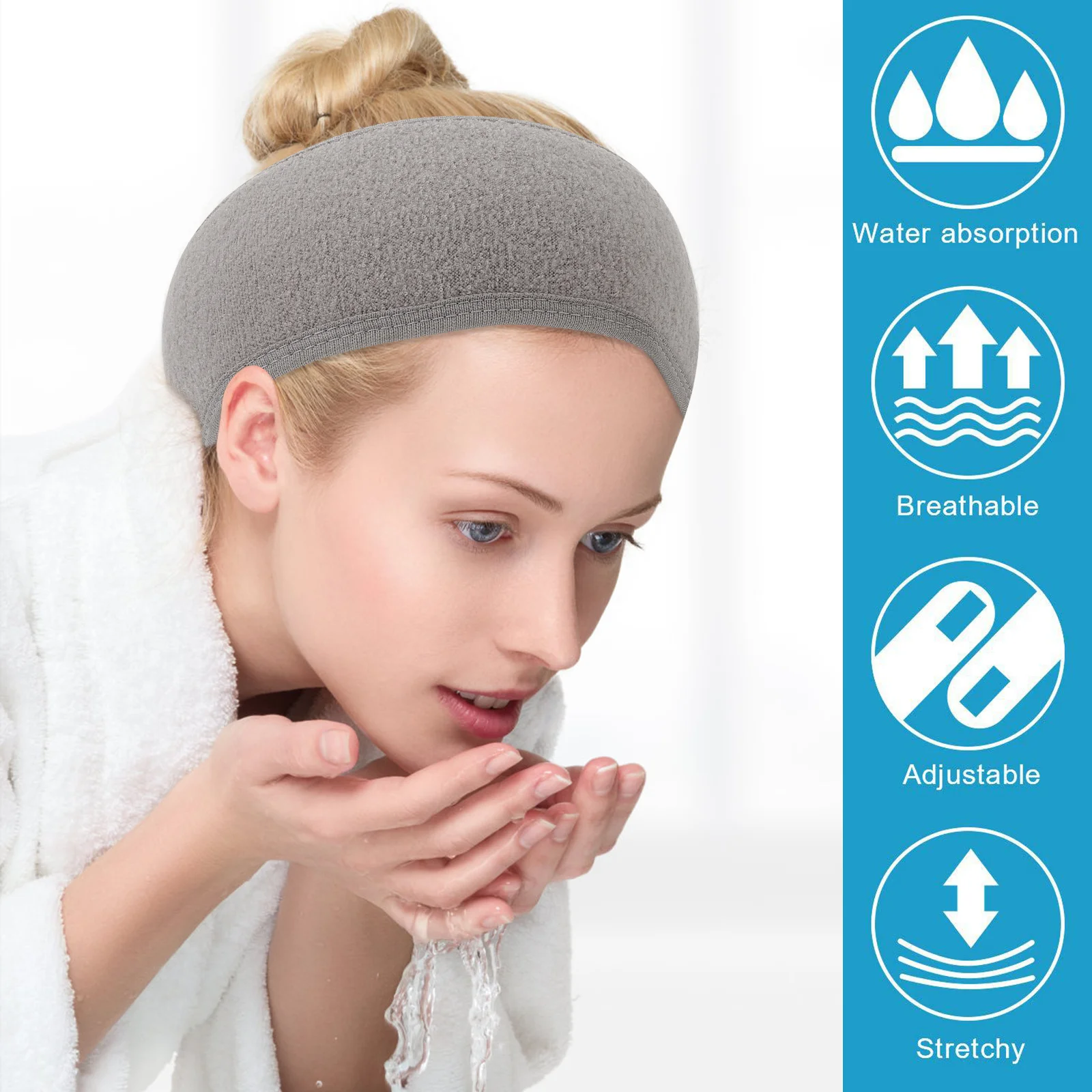 3 шт. повязки для волос для женщин, дышащие эластичные повязки на голову для йоги, бега, спорта, макияжа, мытья лица, спа, аксессуары для укладки
3 шт. повязки для волос для женщин, дышащие эластичные повязки на голову для йоги, бега, спорта, макияжа, мытья лица, спа, аксессуары для укладки