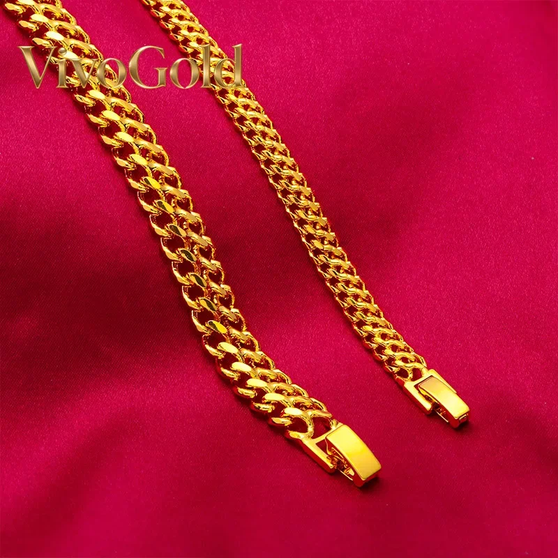 Золотой браслет VivoGold24K для пары, из мягкого золота AU999, с имитацией текстуры плетеного шнура, для повседневного ношения, символизирует скрытую симпатию.
Золотой браслет VivoGold24K для пары, из мягкого золота AU999, с имитацией текстуры плетеного шнура, для повседневного ношения, символизирует скрытую симпатию.