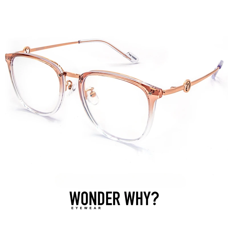 Fashion Anti Blue Light Eyeglasses Gradient Color TR90 Titanium Frame Eyewear Retro Design Rectangle Transparent Glasses WT1002
Fashion Anti Blue Light Eyeglasses Gradient Color TR90 Titanium Frame Eyewear Retro Design Rectangle Transparent Glasses WT1002