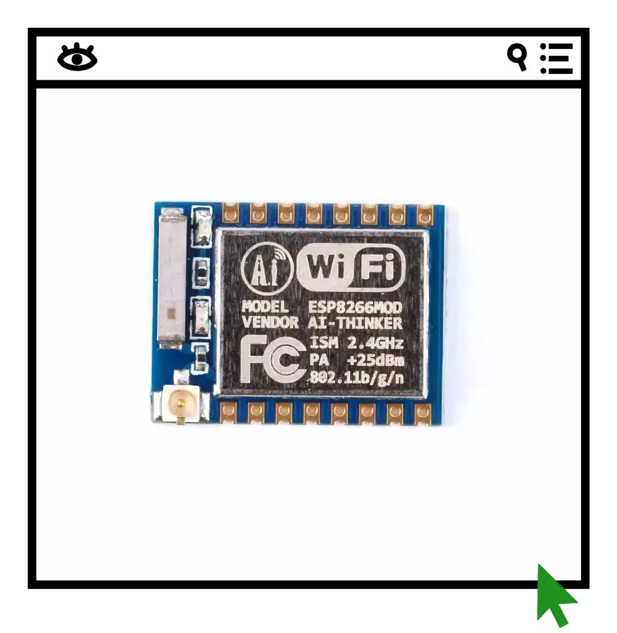 2 шт. ESP-07 ESP8266 Последовательный модуль Wi-Fi для умного дома и IoT
2 шт. ESP-07 ESP8266 Последовательный модуль Wi-Fi для умного дома и IoT