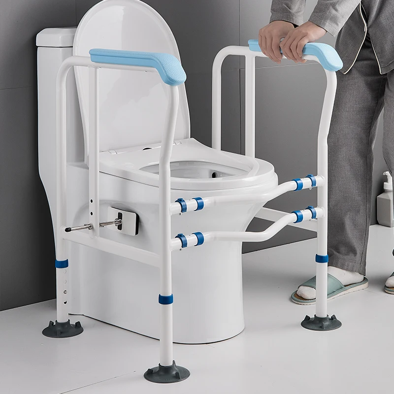 Elderly People Dual Assist Handrail Anti-Slip Stable Frame No-Drill Adjustable Height Anti-Tip Toilet Safety Rail Durabl Support
Elderly People Dual Assist Handrail Anti-Slip Stable Frame No-Drill Adjustable Height Anti-Tip Toilet Safety Rail Durabl Support
