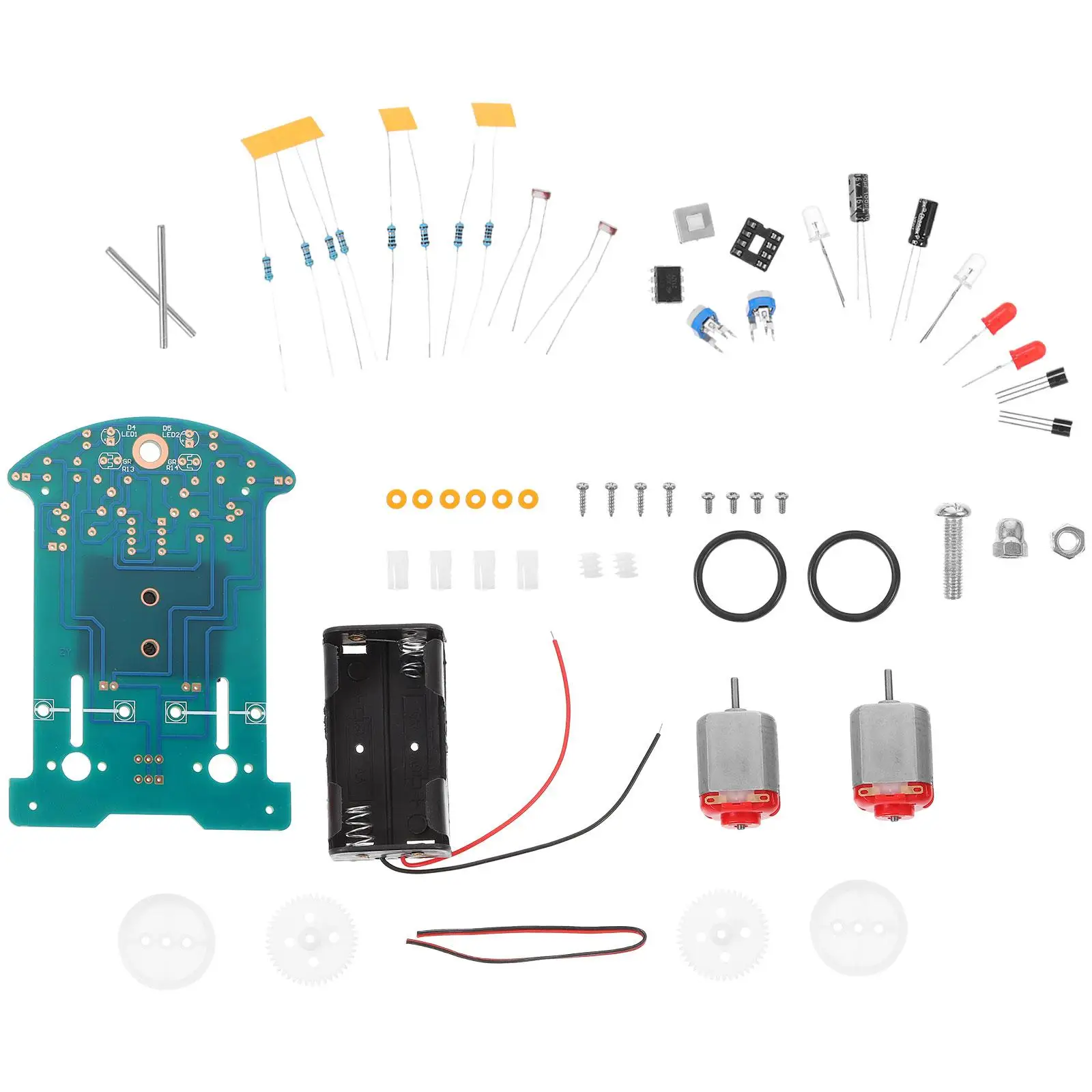 Smart Robot Car Kit Line Tracking Projects Kids Photoresistor Sensor Control Learning Scatter Pieces Random
Smart Robot Car Kit Line Tracking Projects Kids Photoresistor Sensor Control Learning Scatter Pieces Random