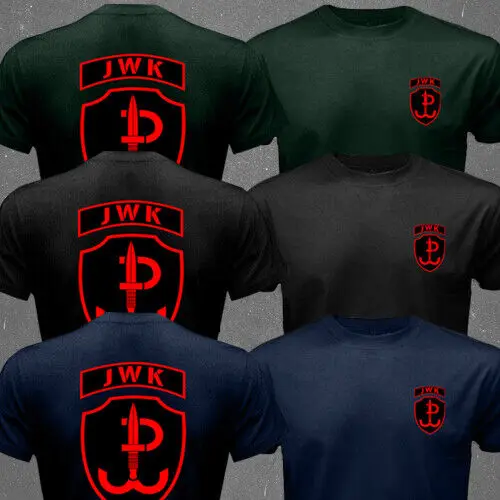 Польша Польша Спецназ JWK Футболка с коротким рукавом Повседневная футболка из 100% хлопка
Польша Польша Спецназ JWK Футболка с коротким рукавом Повседневная футболка из 100% хлопка