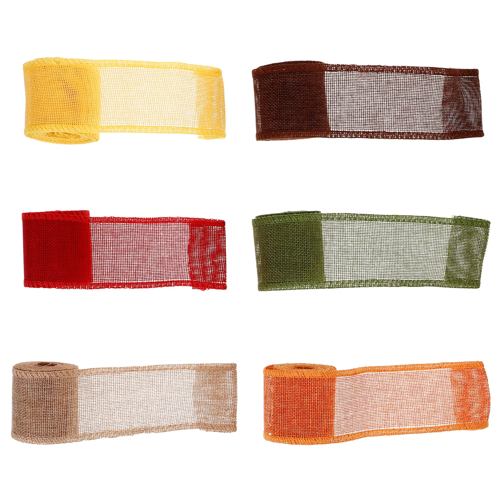 6pcs 6 Rolls Faux Linen Christmas Decoration Burlap Ribbon 6CM Wide 5M Long DIY Craft Supply Wired Ribbon Fall Ribbons Wreath
6pcs 6 Rolls Faux Linen Christmas Decoration Burlap Ribbon 6CM Wide 5M Long DIY Craft Supply Wired Ribbon Fall Ribbons Wreath