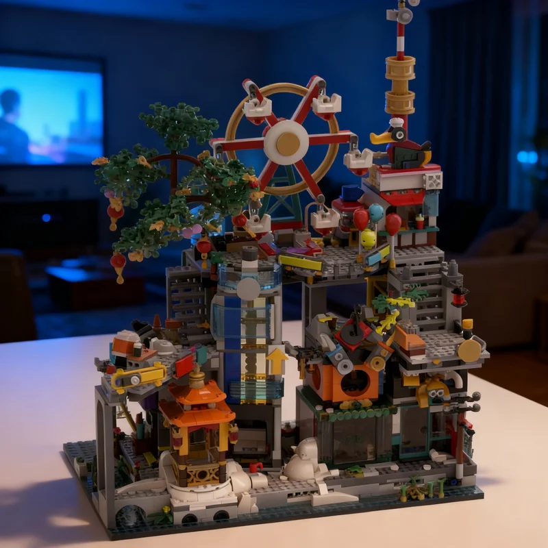 3586 деталей MOC Ninjago Город Мегаполис Монки Кид: Набор строительных блоков, креативный подарок, коллекционный декор, премиум-класс для детей и взрослых
3586 деталей MOC Ninjago Город Мегаполис Монки Кид: Набор строительных блоков, креативный подарок, коллекционный декор, премиум-класс для детей и взрослых