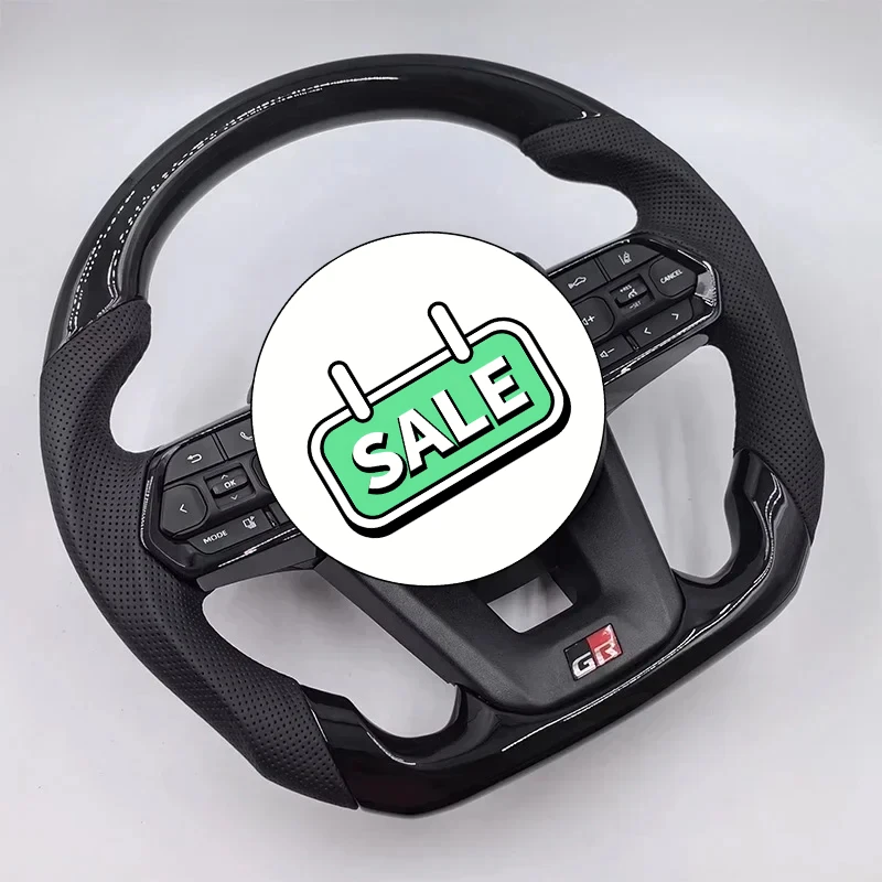 Custom Type D Bright Black Carbon-Brazed Leather Assembly Steering Wheel For Toyota Land Cruiser LC200 2006-2023
Custom Type D Bright Black Carbon-Brazed Leather Assembly Steering Wheel For Toyota Land Cruiser LC200 2006-2023