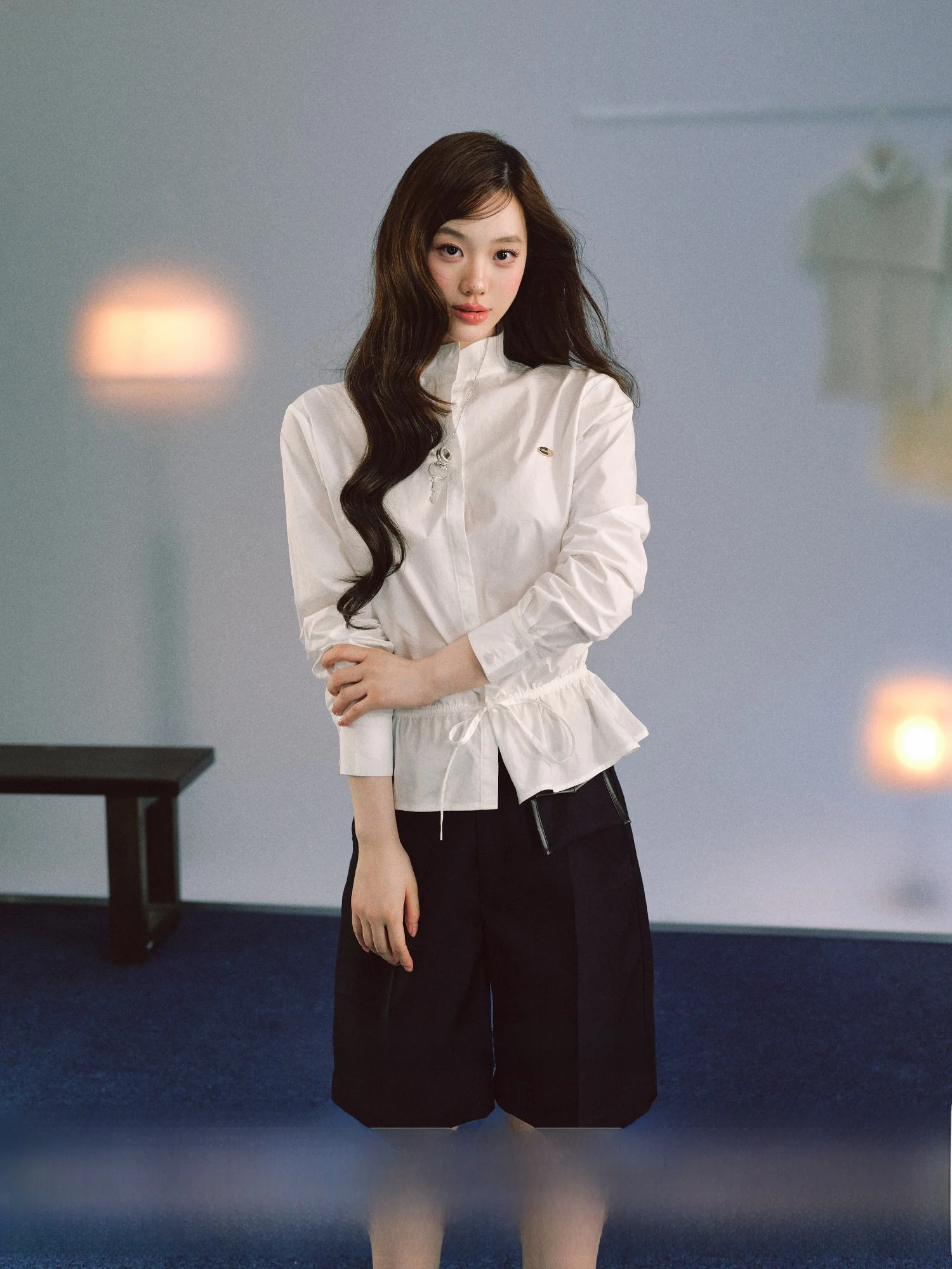 LaluneDuCiel Art School Sister Pure Cotton Korean Style Lazy Casual Drawstring Shirt Women's Top Long Sleeve Stand Collar
LaluneDuCiel Art School Sister Pure Cotton Korean Style Lazy Casual Drawstring Shirt Women's Top Long Sleeve Stand Collar