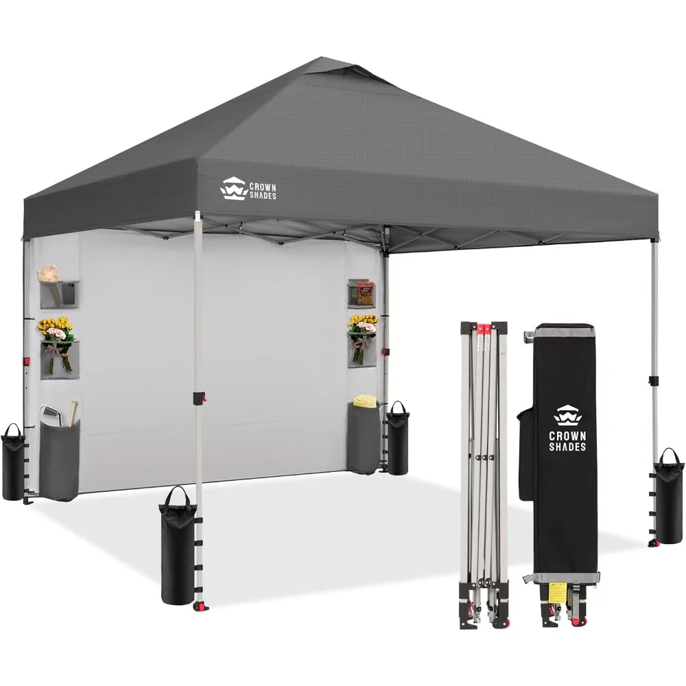 Canopy Tent 10x10 Pop Up Canopy Outdoor Shade with Pockets Sidewall, Easy Up Sun Shelter with One Person Set Up Center Lock, Po
Canopy Tent 10x10 Pop Up Canopy Outdoor Shade with Pockets Sidewall, Easy Up Sun Shelter with One Person Set Up Center Lock, Po