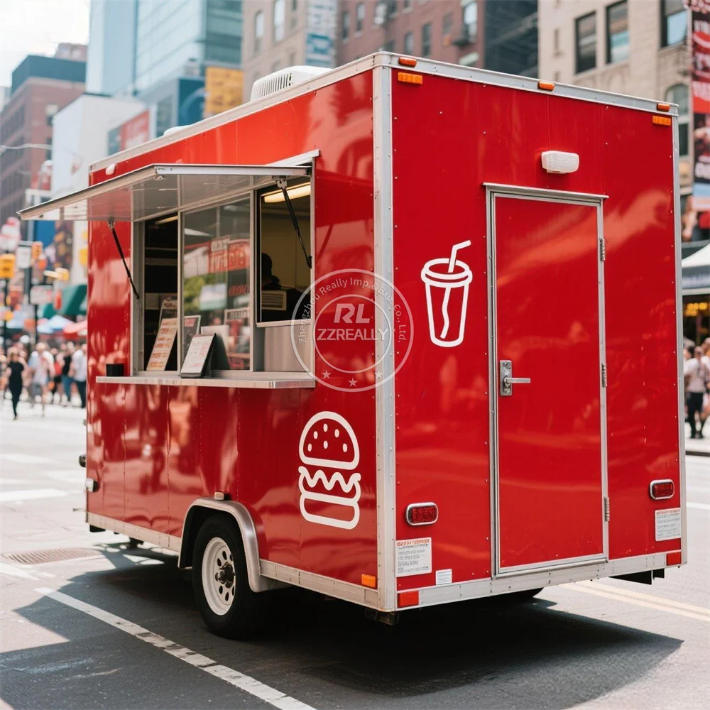 Street Food Truck Restaurant Pizza Trailer Fully Equipped Concession Ice Cream Cart Custom Mobile Food Trailer With Full Kitchen
Street Food Truck Restaurant Pizza Trailer Fully Equipped Concession Ice Cream Cart Custom Mobile Food Trailer With Full Kitchen