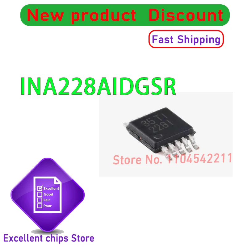 (5-10piece) 100% New INA228AIDGSR INA228 228I SSOP10 Chipset
(5-10piece) 100% New INA228AIDGSR INA228 228I SSOP10 Chipset