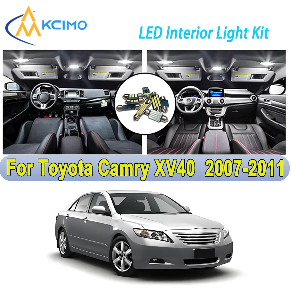 New Light Bulb For Toyota Camry XV40 (2007-2011) Premium Bright LED Interior Dome Map Trunk Light Kit Car Led Lamps New Car LED
New Light Bulb For Toyota Camry XV40 (2007-2011) Premium Bright LED Interior Dome Map Trunk Light Kit Car Led Lamps New Car LED