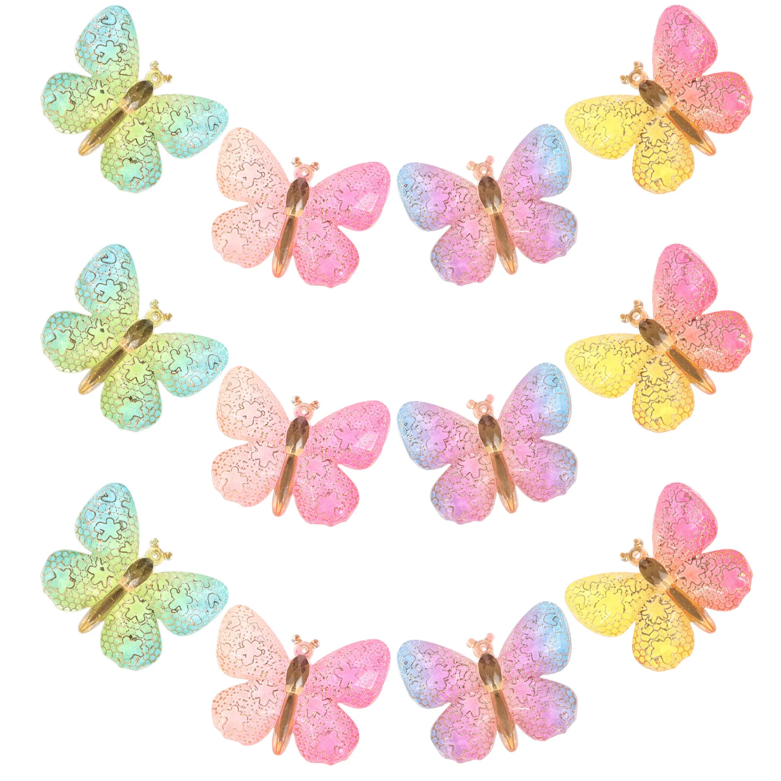 40Pcs Resin Butterfly Charms Flat Back Decor Crafting Supplies DIY Headwear Accessories Flatback Butterfly Decor
40Pcs Resin Butterfly Charms Flat Back Decor Crafting Supplies DIY Headwear Accessories Flatback Butterfly Decor
