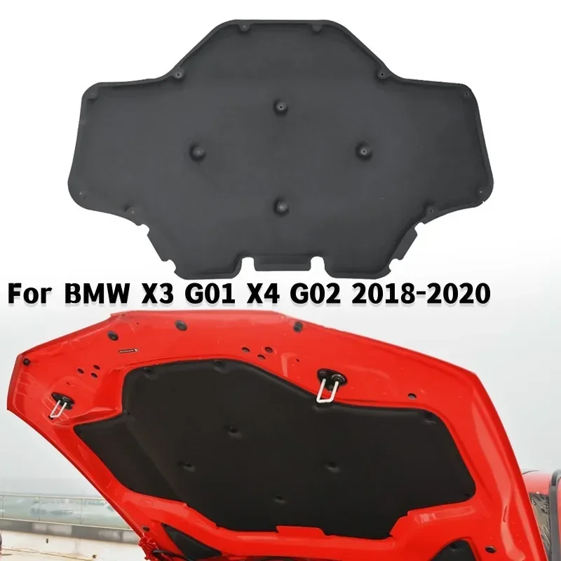 Car Front Engine Hood Sound Insulation Cotton Cover Soundproof Heat Insulation Pad Fit for BMW X3 G01 X4 G02 2018-2020
Car Front Engine Hood Sound Insulation Cotton Cover Soundproof Heat Insulation Pad Fit for BMW X3 G01 X4 G02 2018-2020