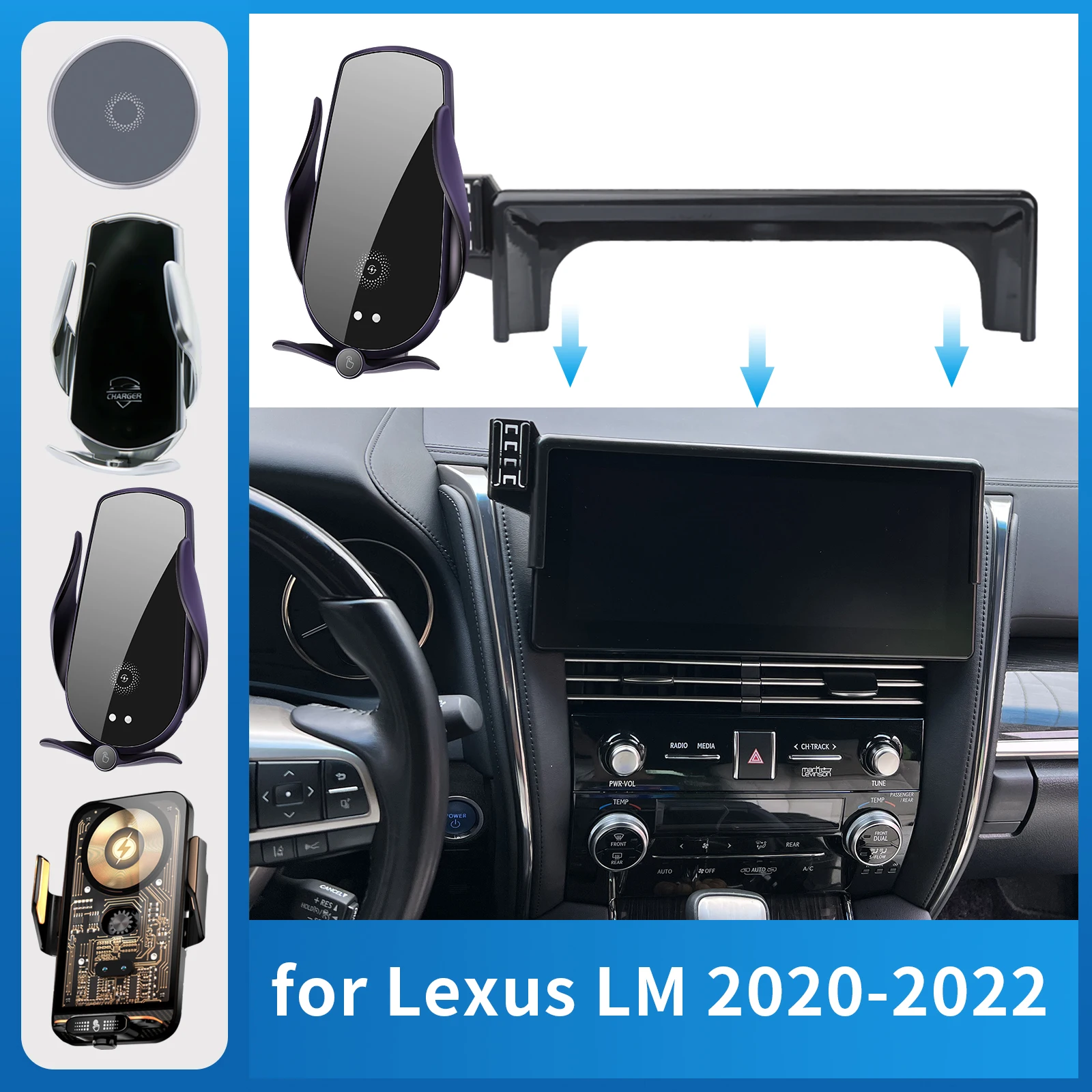 Car Mobile Phone Holder for Lexus LM 2020·2022 Charging Bracket Navigation Stand Auto Accessories
Car Mobile Phone Holder for Lexus LM 2020·2022 Charging Bracket Navigation Stand Auto Accessories