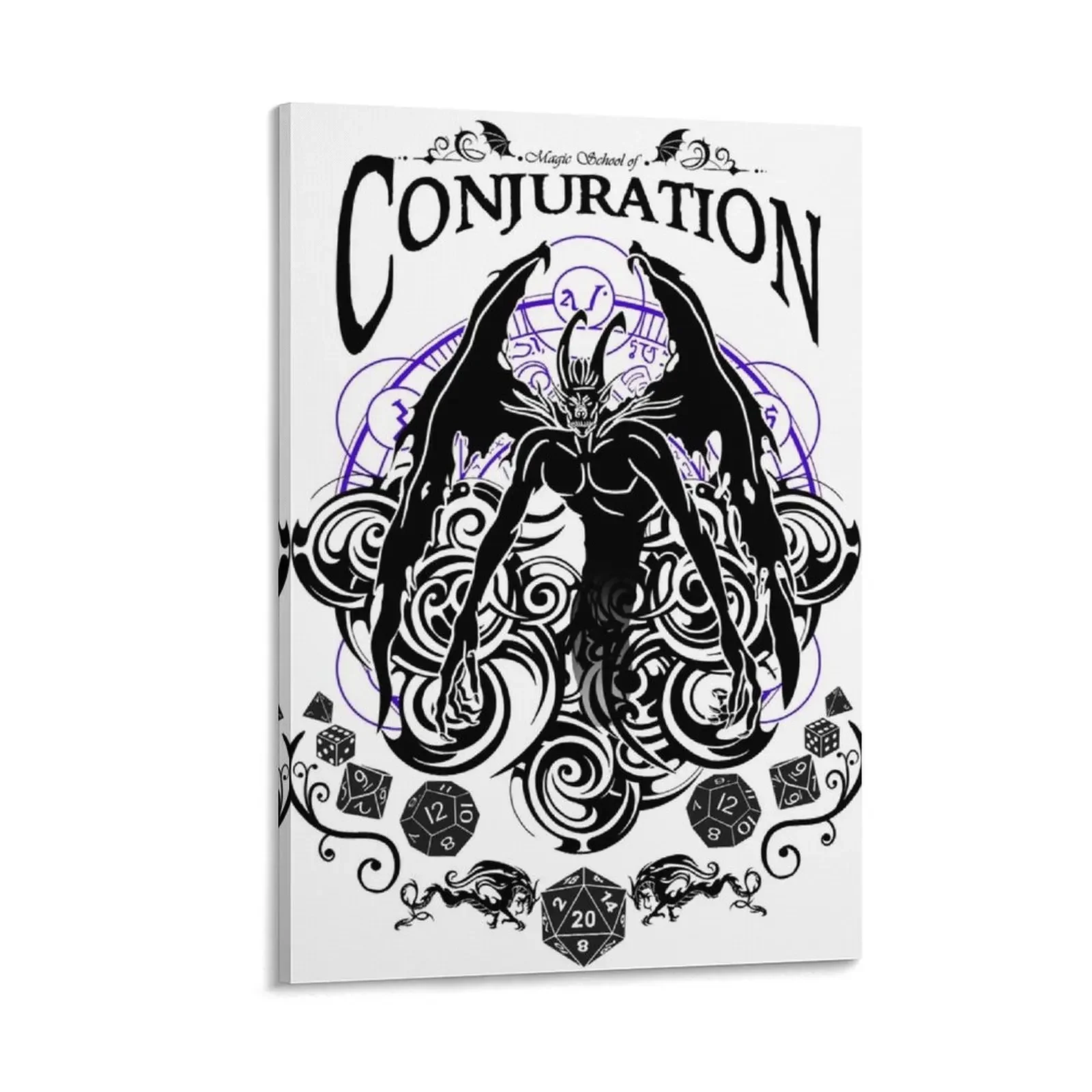 Conjuration - RPG Magic School Series : Black Canvas Painting home decoration accessories room decor
Conjuration - RPG Magic School Series : Black Canvas Painting home decoration accessories room decor