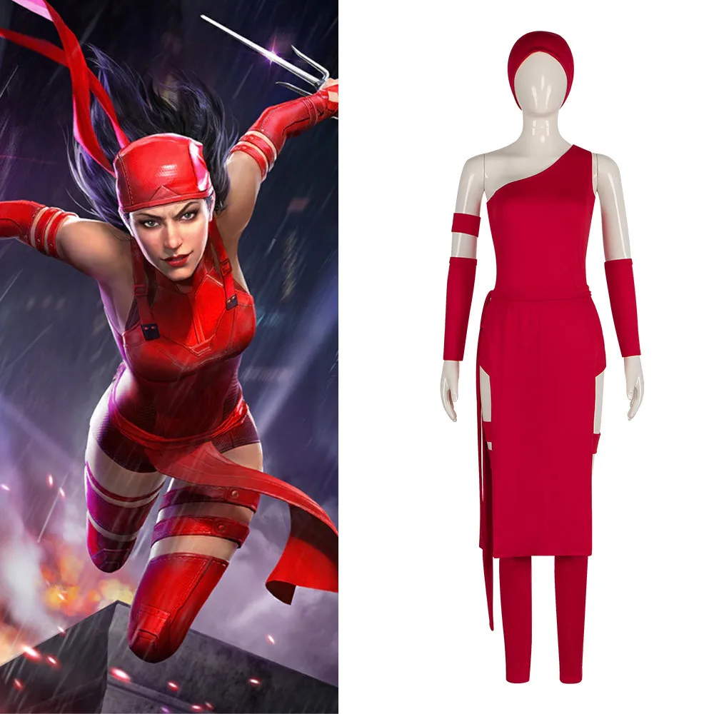 Аниме Косплей Костюм Elektra Natchios Платье с Головным Убором Женский Хэллоуин Вечеринка Супергерой Elektra Костюм Сексуальные Красные Наряды
Аниме Косплей Костюм Elektra Natchios Платье с Головным Убором Женский Хэллоуин Вечеринка Супергерой Elektra Костюм Сексуальные Красные Наряды