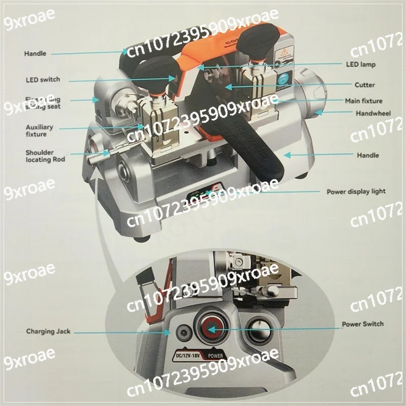 XC-009 Horizontal Key Machine Gear Opening Machine Key Processing Machine with Built-in Battery
XC-009 Horizontal Key Machine Gear Opening Machine Key Processing Machine with Built-in Battery