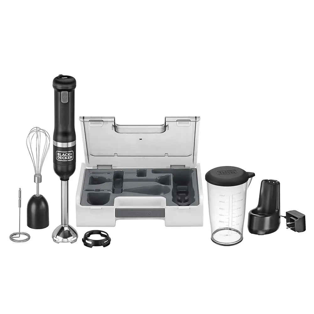 Kitchen Wand Cordl Immersion Blender, 3 In 1 Multi Tool Set, Hand Blender With Storage, Charging Dock, Whisk And Milk Frother,
Kitchen Wand Cordl Immersion Blender, 3 In 1 Multi Tool Set, Hand Blender With Storage, Charging Dock, Whisk And Milk Frother,
