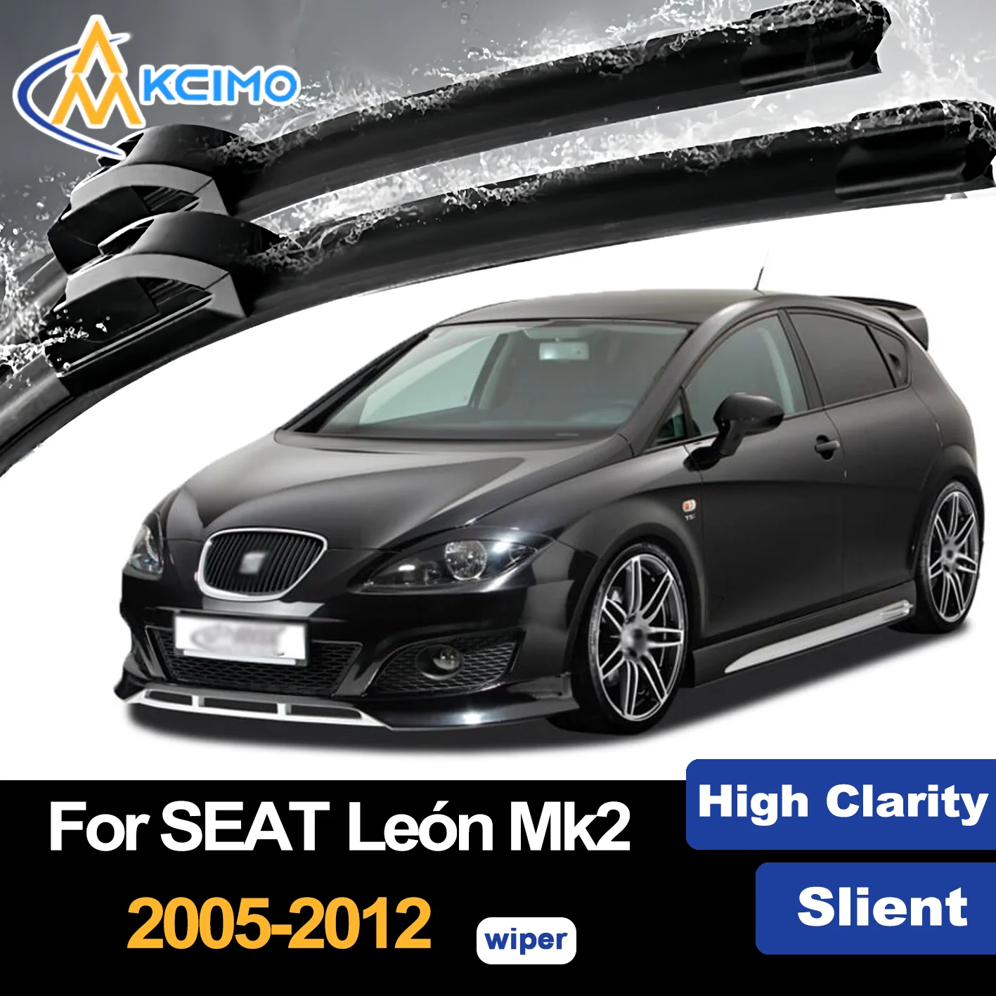 Front Wiper Blades for SEAT León Mk2 1P 2005-2012 2006 2007 2008 2009 Premium Car Windscreen Windshield Window Wiper Accessories
Front Wiper Blades for SEAT León Mk2 1P 2005-2012 2006 2007 2008 2009 Premium Car Windscreen Windshield Window Wiper Accessories