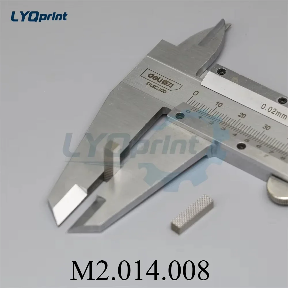 Durable Best Quality 5 Pieces M2.014.008 Gripper Pad Grooved Plate SM74 PM74 Delivery Extended For Heidelberg Printing Machine P
Durable Best Quality 5 Pieces M2.014.008 Gripper Pad Grooved Plate SM74 PM74 Delivery Extended For Heidelberg Printing Machine P