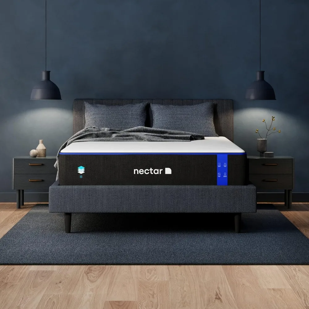 Nectar Twin Mattress 12 Inch - Medium Firm Gel Memory Foam - Cooling Comfort Technology 365Night Trial - Forever Warranty
Nectar Twin Mattress 12 Inch - Medium Firm Gel Memory Foam - Cooling Comfort Technology 365Night Trial - Forever Warranty