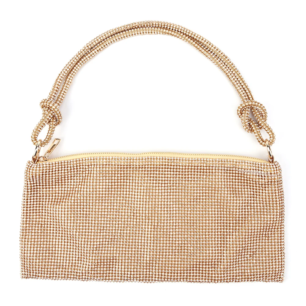 Fashion Diamond Rhinestone Shoulder Bags for Women Elegant Bling Evening Bags
Fashion Diamond Rhinestone Shoulder Bags for Women Elegant Bling Evening Bags